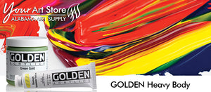 Golden : Heavy Body Acrylic Paint : 236ml : Silver Fine Iridescent