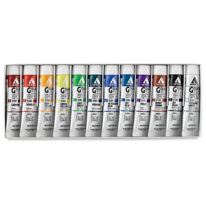 Holbein Acrylic Gouache, Set of 12 Colors, 12 ml tubes (Holbein Acrylic Gouache)