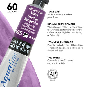 Manganese Violet, 8ml Tube (Daler-Rowney Aquafine Watercolour)