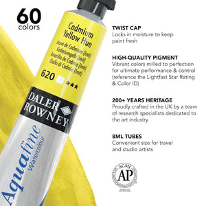 Cadmium Yellow Hue, 8ml Tube (Daler-Rowney Aquafine Watercolour)