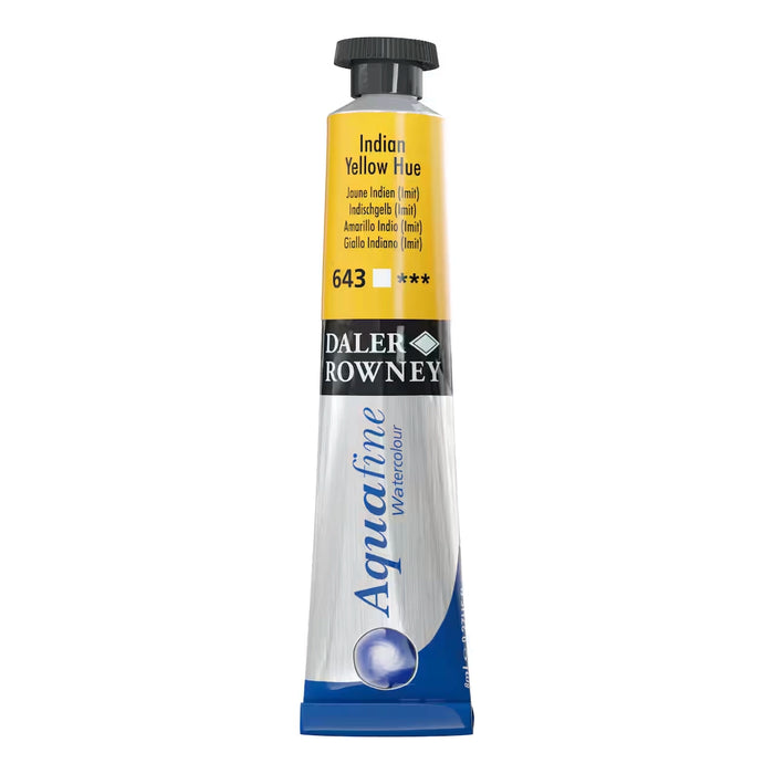 Indian Yellow Hue, 8ml Tube (Daler-Rowney Aquafine Watercolour)