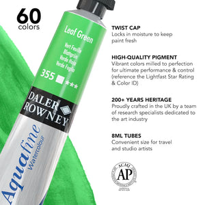 Leaf Green, 8ml Tube (Daler-Rowney Aquafine Watercolour)