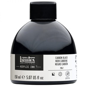 Carbon Black Acrylic Ink (Liquitex Acrylic Ink)