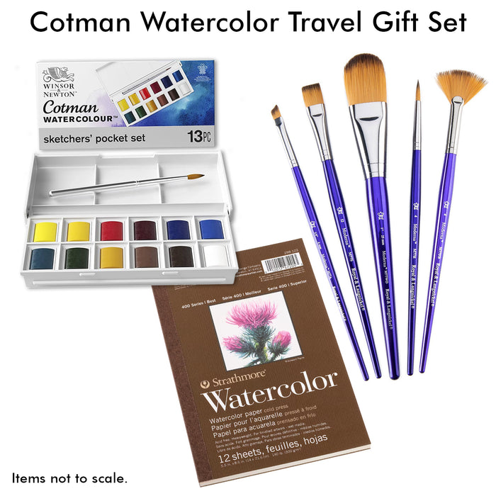 Alabama Art Holiday Gift Set - Cotman Watercolor Travel Gift Set