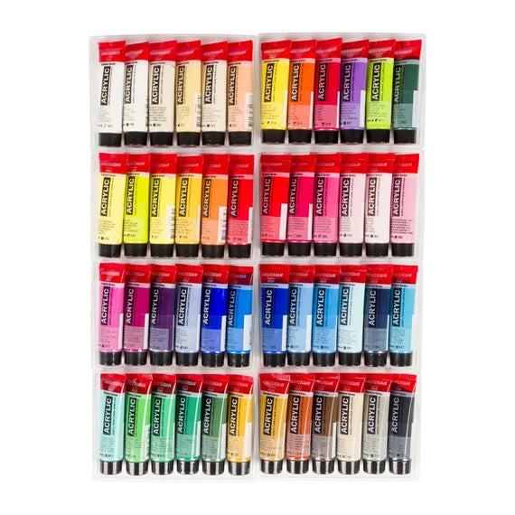 Acrylics General Selection Set of 48 Colors (Amsterdam Acrylics) – Alabama  Art Supply