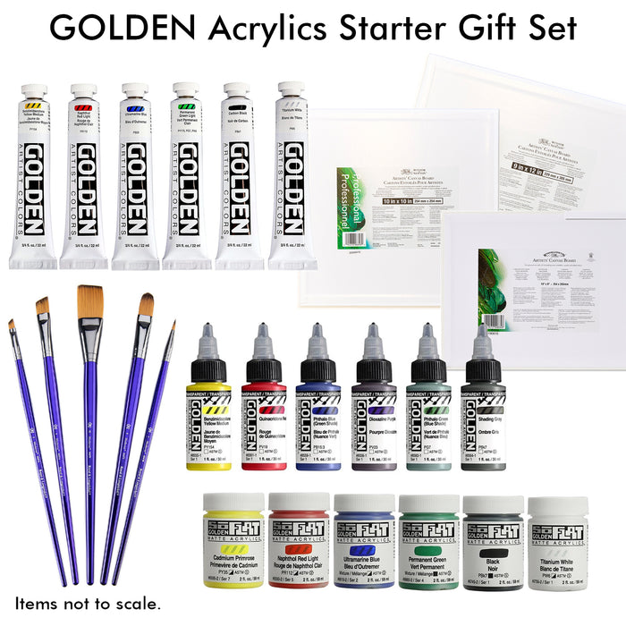 Alabama Art Holiday Gift Set - Golden Acrylics Starter Gift Set