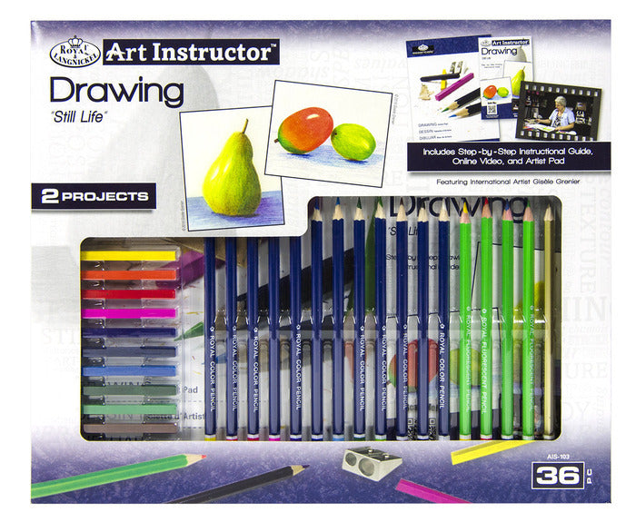 Art Instructor Still Life Drawing Set, 36 pieces, 9 X 12 (Royal & Langnickel)