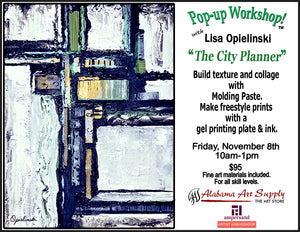 Lisa Opielinski Pop-Up Workshop, November 8, 2024