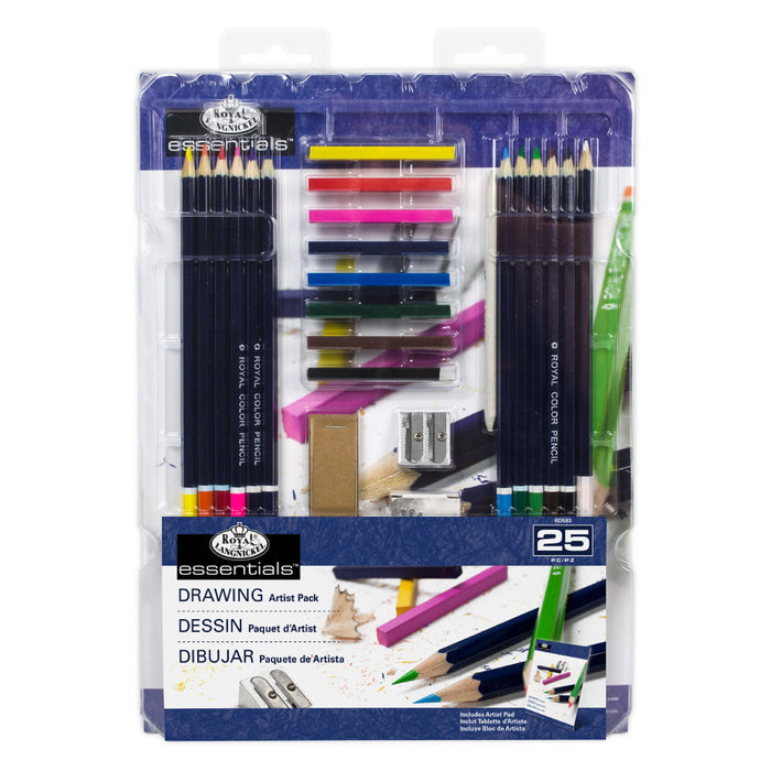 Drawing Artist Pack Essentials, 25 pieces, 9 X 12 (Royal & Langnickel)