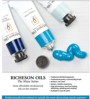 Richeson Oils Phthalo Blue Deep, 37 ml (Jack Richeson, The Shiva Series)