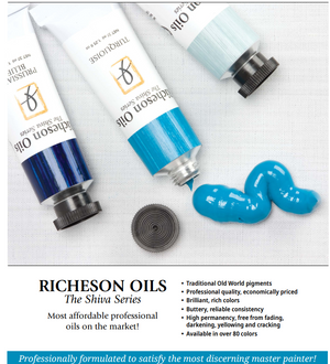 Richeson Oils Cadmium Red Deep, 37 ml (Jack Richeson, The Shiva Series)