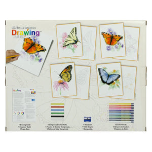 Drawing Made Easy™ Activity Set, Butterflies, 26 pieces (Royal & Langnickel)