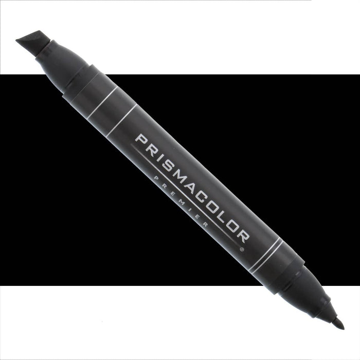 Premier® Dual-End Marker, Black Ink (Prismacolor)