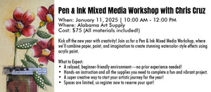  Pen & Ink Mixed Media Workshop 