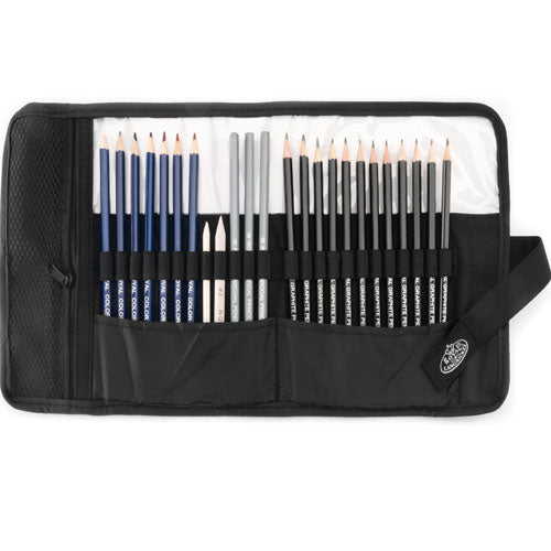 Essentials Sketching Wrap Set, 25 pieces (Royal & Langnickel)