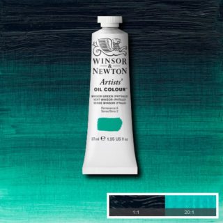 Winsor & Newton Artisan Water Mixable Oil 37ml - Phthalo Green (Blue Shade)