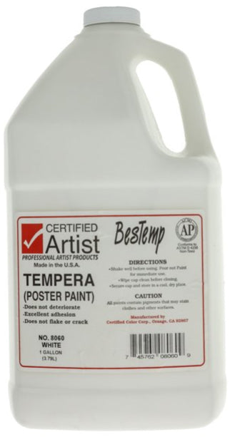 Bestemp Tempera Paint 16oz White